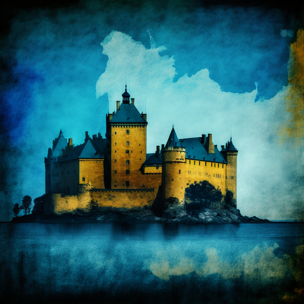 AI och alternativ bild på Kalmar slott